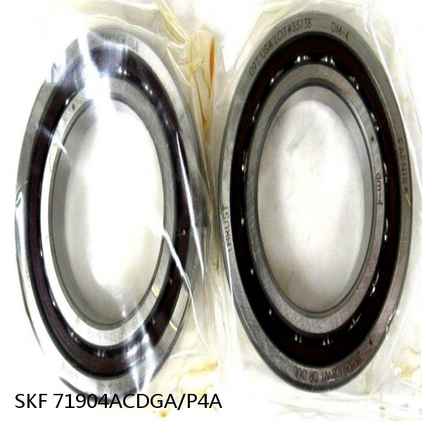 71904ACDGA/P4A SKF Super Precision,Super Precision Bearings,Super Precision Angular Contact,71900 Series,25 Degree Contact Angle